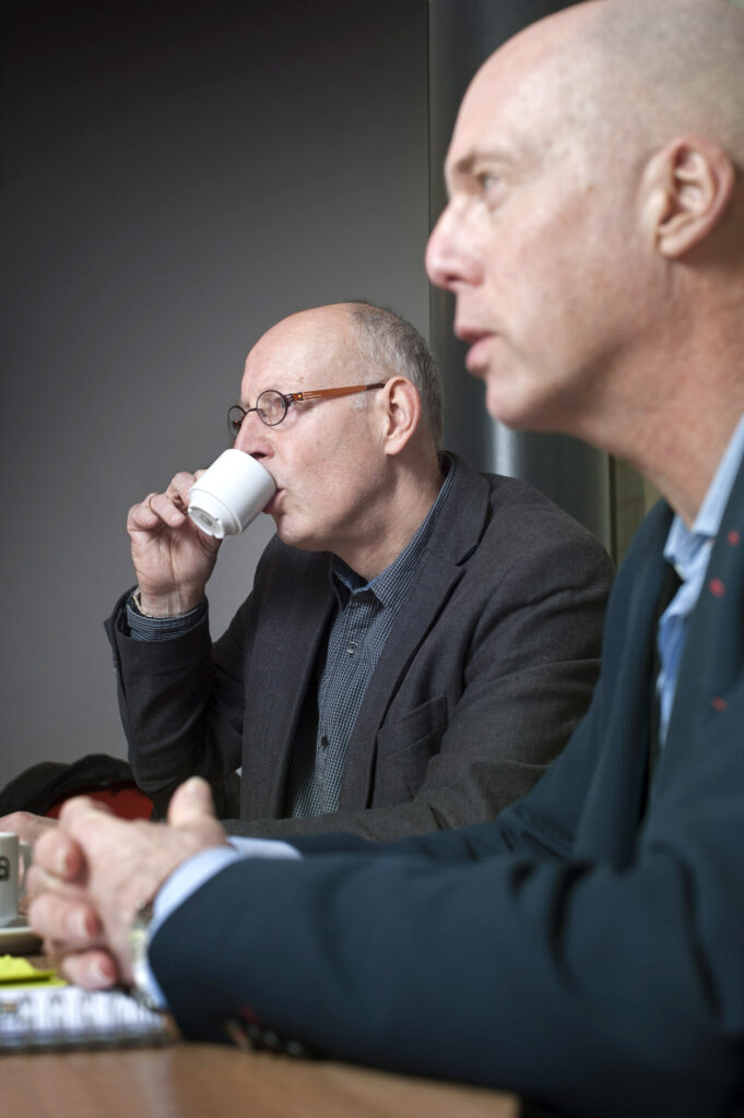 Wil Joosten (r) en Ger Schoeber 